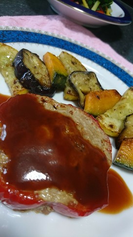 豪華に見えるハンバーグ