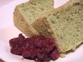 抹茶シフォンケーキ