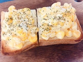 パン屋さんのコーンマヨパン!簡単!