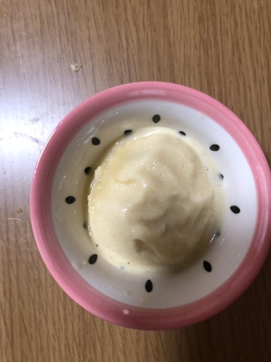豆乳マンゴーアイスクリームの写真