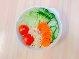 無水調理!フライパンで簡単温野菜サラダ