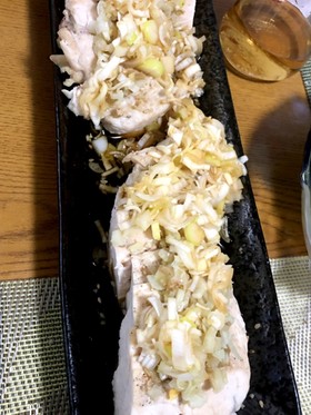 レンチンだから簡単時短!さっぱり蒸し鶏
