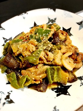 簡単!豚肉と茄子の味噌炒め♥