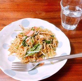 あっさりダシ焼きそば✨