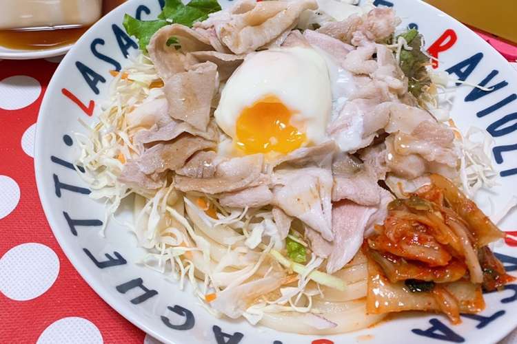 サラダうどん レシピ 作り方 By ぼっちっちのち クックパッド