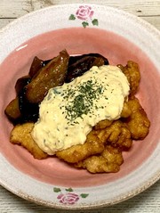 絶品!揚げない茄子&チキン南蛮風♪の写真