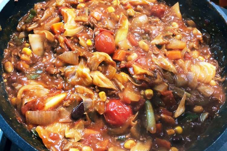 簡単 濃厚 野菜たっぷり無水カレー レシピ 作り方 By Beniko6 クックパッド 簡単おいしいみんなのレシピが359万品