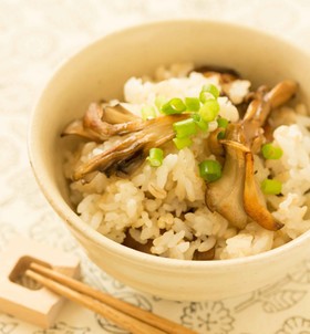 焼きマイタケの混ぜご飯★糖尿病対策!