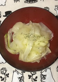 加賀太きゅうりのマリネ(塩と酢とレモン)
