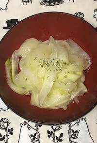 加賀太きゅうりのマリネ(塩と酢とレモン)