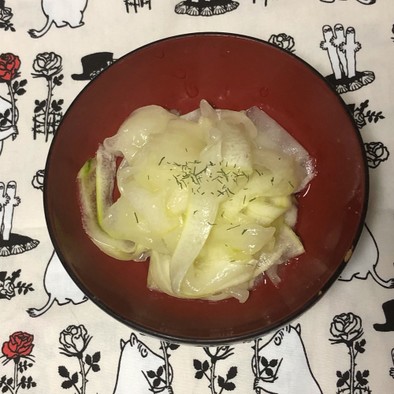 加賀太きゅうりのマリネ(塩と酢とレモン)の写真