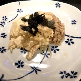 豆腐と油揚げの卵とじ