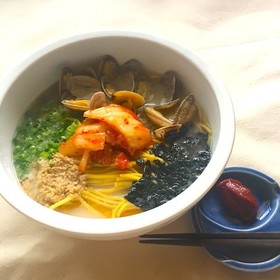 糖質制限!韓国カルグクス風ラーメン