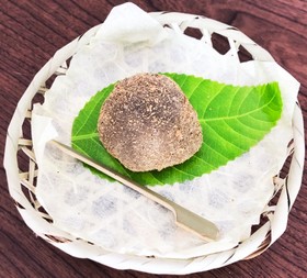 レンジで簡単♡とろけるあんこわらびもち