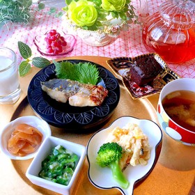 6月第三週 朝食献立 低糖質 糖質制限
