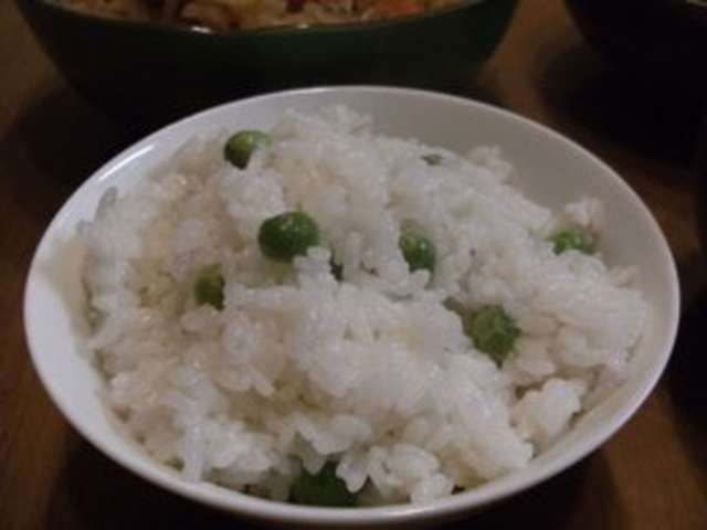 Ngantuoisoneo5 おしゃれな グリンピースご飯 後入れ