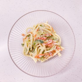 美容栄養士のカニ風味スパサラ☆
