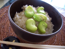 そら豆ご飯