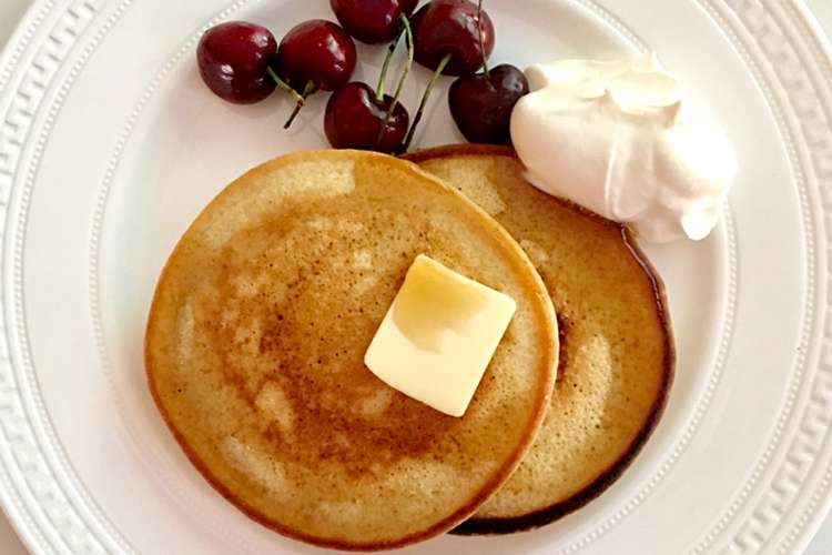 ヘルシー 米粉のパンケーキ レシピ 作り方 By ぱんだ工房 クックパッド 簡単おいしいみんなのレシピが378万品