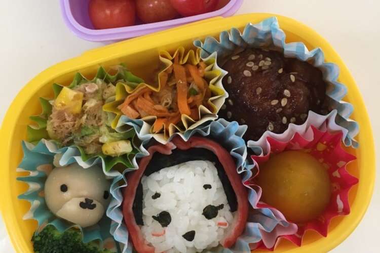 簡単なキャラ弁 赤ずきん 森のクマさん レシピ 作り方 By Luckyberry クックパッド 簡単おいしいみんなのレシピが355万品