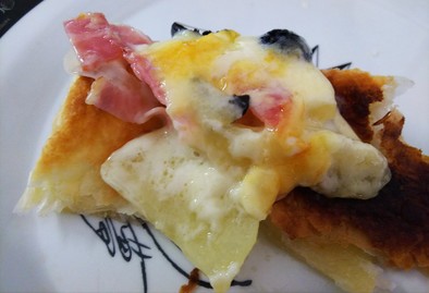 簡単レンジ・ジャーマンポテトのチーズ焼きの写真