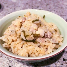 塩昆布で簡単炊き込みご飯