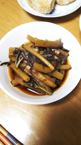 フキの煮付け