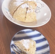乳・小麦無し!レンジでおからバナナケーキの写真