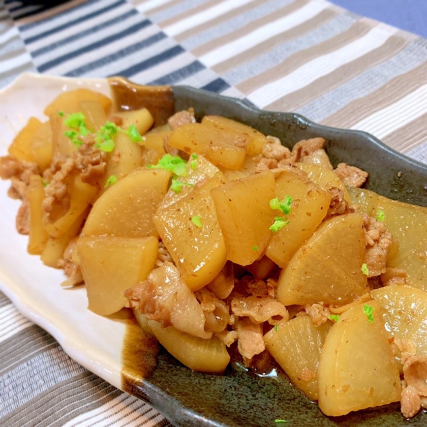 生姜が美味しい！豚バラと大根の煮物 by Chikabona 【クックパッド】 簡単おいしいみんなのレシピが356万品