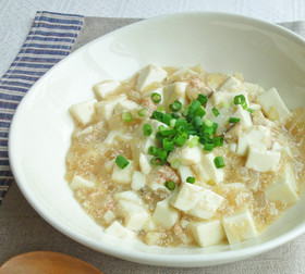 白い!うまい!明太マーボー豆腐
