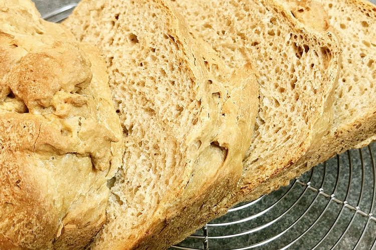 全粒粉100 の食パン Hb使用 レシピ 作り方 By 菜の花と空 クックパッド 簡単おいしいみんなのレシピが360万品