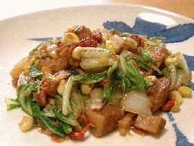 白菜炒めくこの実入り