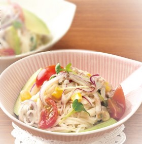 栄養たっぷり!そうめんサラダ