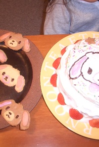 シュガーバニーズ☆４歳のお誕生日ケーキ