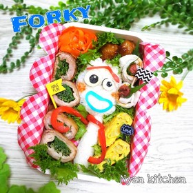 トイ・ストーリー4『フォーキー』キャラ弁