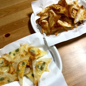 ワンタンの皮で作る絶品おつまみ
