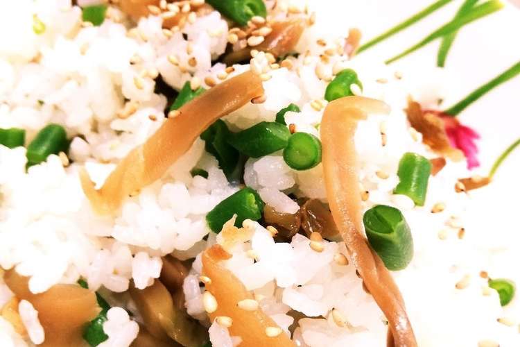 年末年始こざっぱりインゲンとザーサイご飯 レシピ 作り方 By くうちゃん クックパッド 簡単おいしいみんなのレシピが355万品