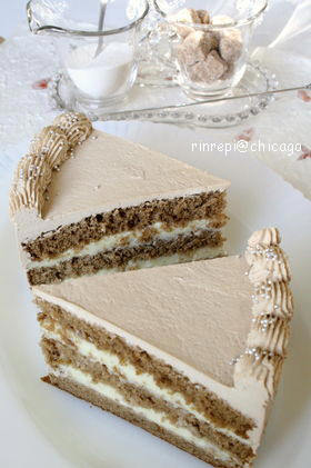 カフェオレ ラムカスタードケーキの画像