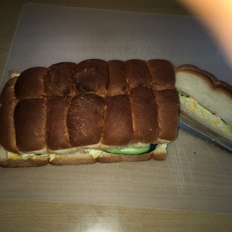 簡単 ずぼらサンドイッチの画像