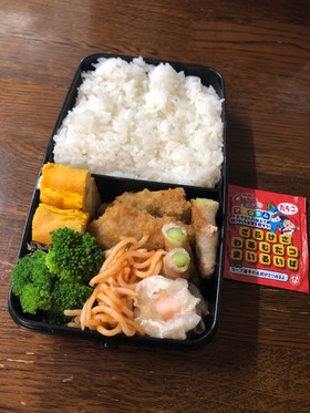 中学生男子弁当☆20190625
