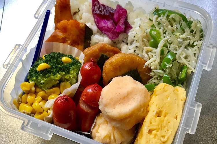 おかずたっぷり旦那弁当 ブロッコリーの木 レシピ 作り方 By キャロリーオーバー クックパッド