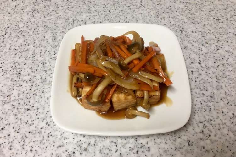 簡単 厚揚げの野菜たっぷりあんかけ レシピ 作り方 By 阿佳 クックパッド 簡単おいしいみんなのレシピが360万品