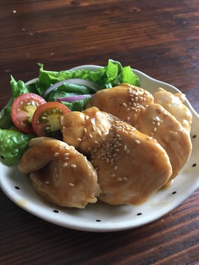 鶏胸肉で節約♡照り焼きチキン!