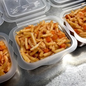 離乳食 ささみのトマトパスタ