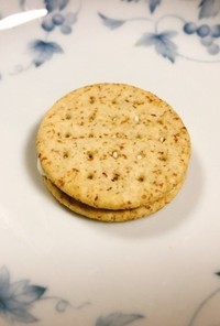 菊芋漬のクリームチーズクラッカー