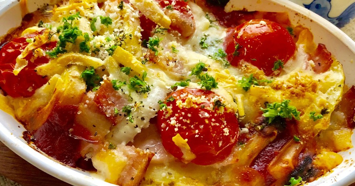 黄金色のジャガイモと玉ねぎのレシピ