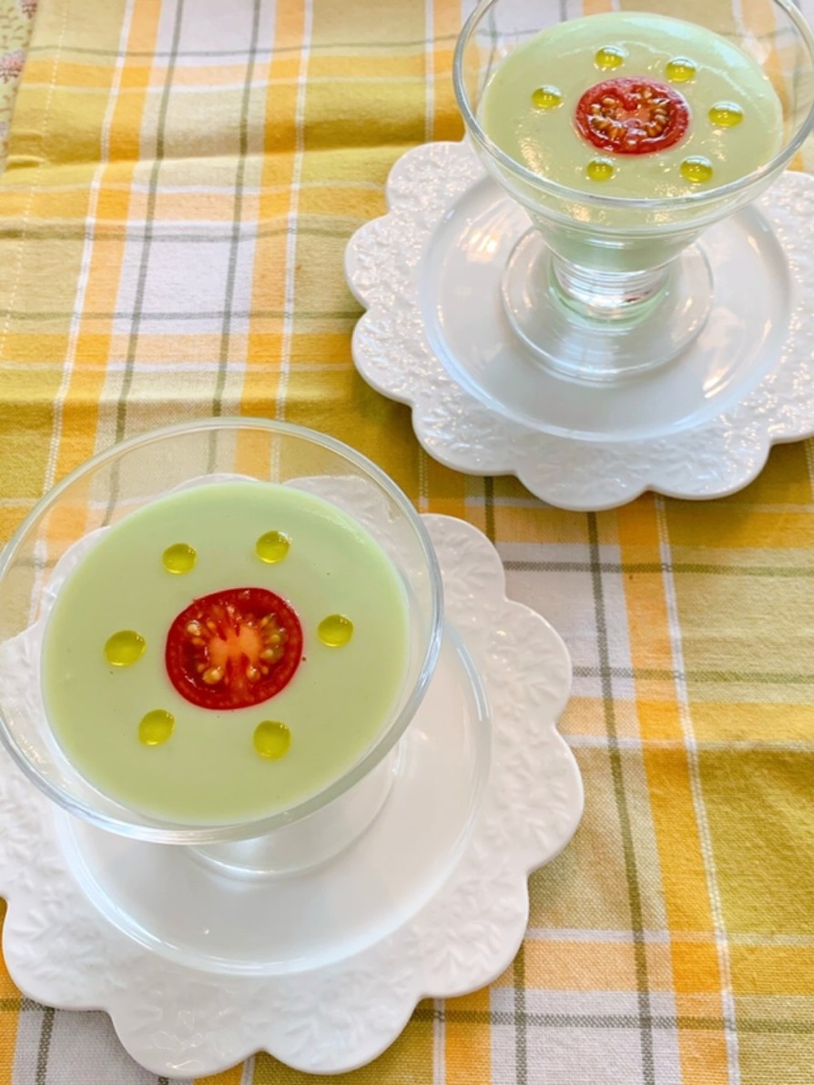 アボカドの冷んやりスープの画像