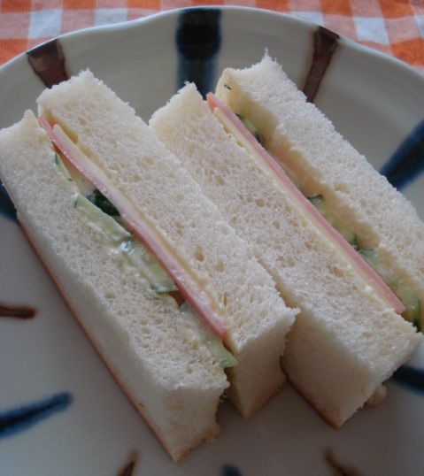 わさびー☆マヨ♪でサンドイッチの画像