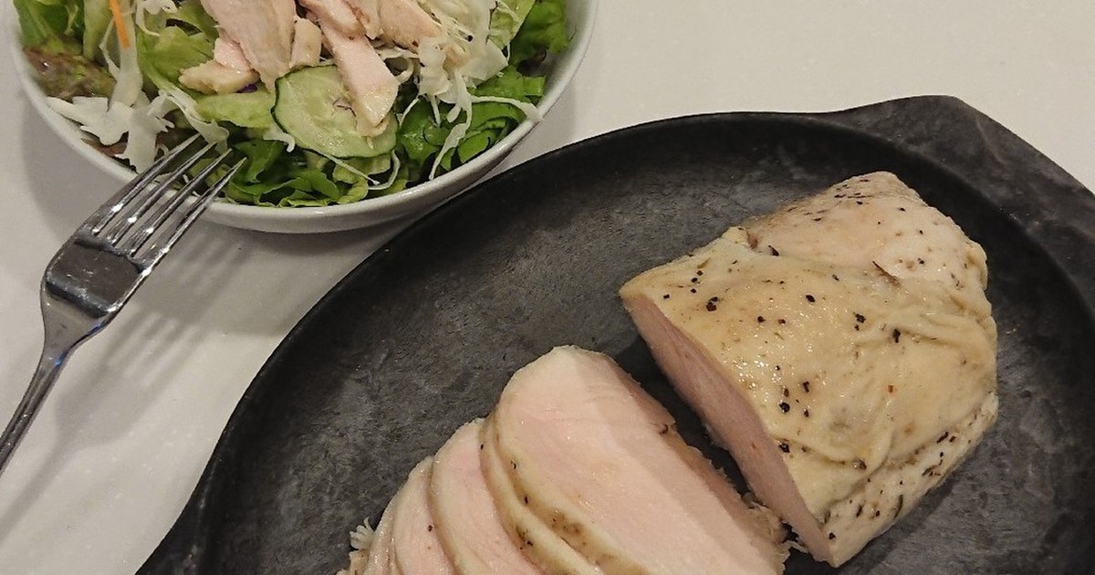 鶏むね肉のジップロックで簡単サラダチキン レシピ 作り方 By ｓ おゆっち クックパッド 簡単おいしいみんなのレシピが355万品