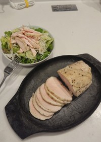 鶏むね肉のジップロックで簡単サラダチキン